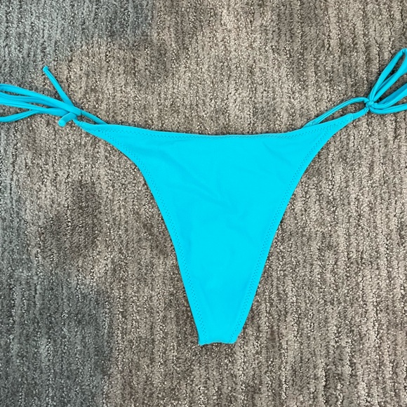 Baby blue bikini bottom (thong) - Picture 1 of 2